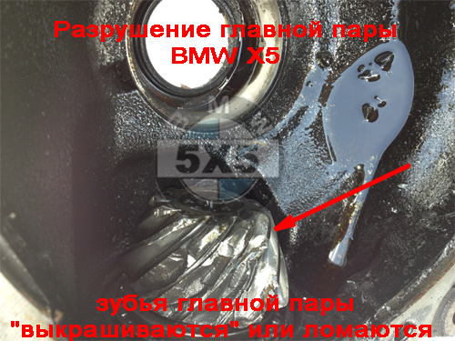 Поломка главной пары BMW (БМВ) X5 E53 Поломка главной пары BMW (БМВ) X5 E53